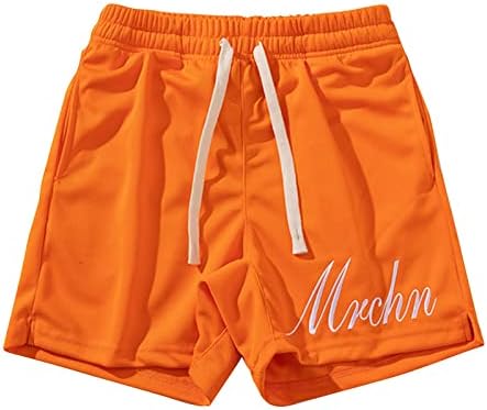 סקיגול 2023 מכנסיים קצרים של חוף הוואי של הוואי, מכתבים רקומים בקיץ מכנסיים גלישה מזדמנים גזעי שחייה
