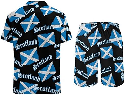 דגל סקוטלנד וינטג 'דגל גברים 2 חלקים חוף תלבושות חוף הוואי