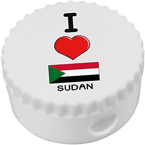 Azeeda 'אני אוהב את סודן' מחדד עיפרון קומפקטי
