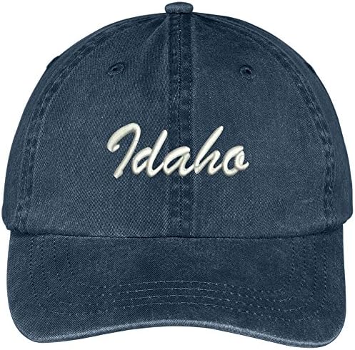 טרנדי הלבשה חנות איידהו המדינה רקום נמוך פרופיל מתכוונן כותנה כובע