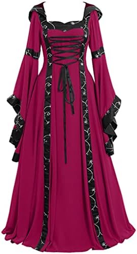 שמלות נשים וינטג 'קלטיק מימי הביניים באורך ערב מסיבת ערב שמלות רשמיות רנסנס שמלת קוספליי גותית y2k