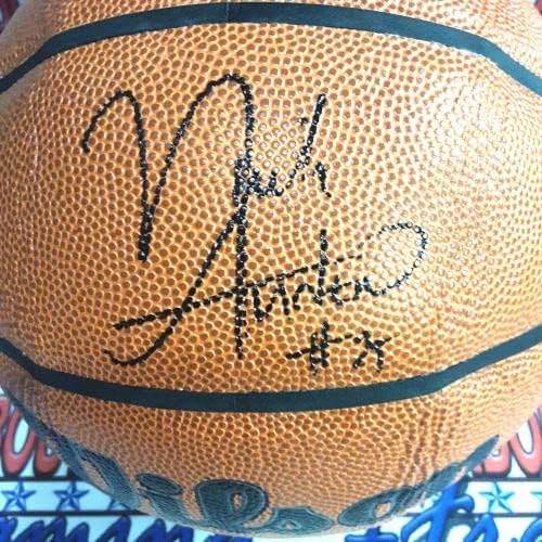 ניק אנדרסון חתימת כדורסל אותנטית חתימה JSA - כדורסל חתימה