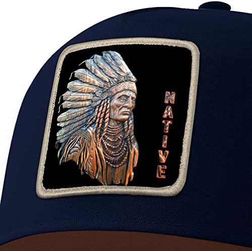 אסוונס נהג משאית כובע-רשת חזרה בייסבול כובע עבור נשים, גברים - פרימיום אינדיאני רקום כובעי-מתנה עבור