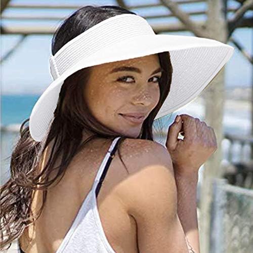 חוף כובעי נשים מתקפל שמש כובע רחב ברים קל משקל קיץ חוף מגן כובע שמש מגן נסיעות טיולים כובעים