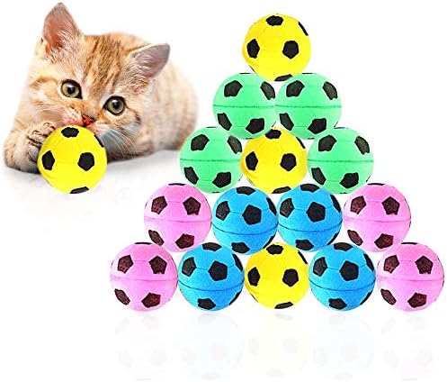 כדורי חתול של ספוג 8 -פאק, כדורי חתול של 1.5 אינץ