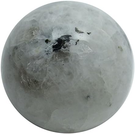 הרמוניזציה של קשת Moonstone Sphere Sphere Ball Ballancation Art Art Reiki ריפוי שולחן אבן עיצוב