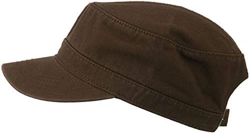 אפר פין בגד מעולה שטוף כותנה כותנה כובע צבא מתכוונן
