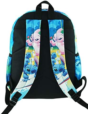 Lilo and Stitch Deluxe Oversize הדפס תרמיל גדול בגודל 16 עם תא מחשב נייד - A19563 Multi -Color