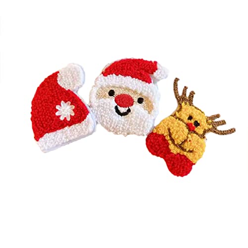 חג המולד שיער אביזרי עבור בנות סנטה שיער קליפים סנטה כובע שיער קליפ עבור בנות חג המולד המפלגה טובות