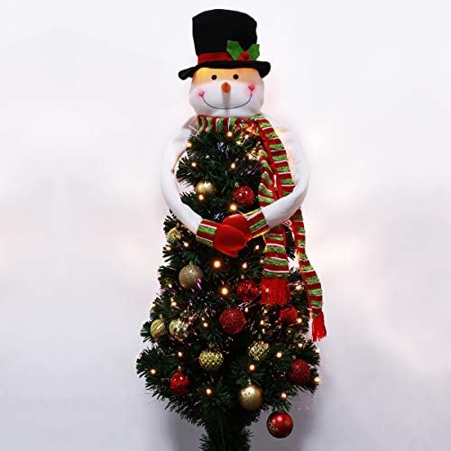 טופר עץ חג המולד, עץ חג המולד טופר שלג חיבוק לחג חג המולד עיצוב בית חורפי