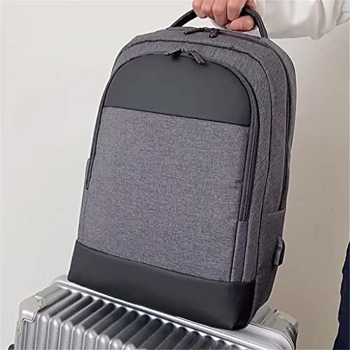 n/a mochila masculina multifunconal, bolsa impermeável com tecido oxford para מחשב נייד Carregamento