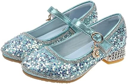 ילדי נעלי נסיכת קריסטל נעליים אחת נעלי רך סוליות אחת נעלי ילדה קטנה ביצועי נעלי גודל 12 בנות