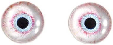 10 ממ דם זומבי בובת זומבים עיני זכוכית אימה אימה לאמנות פסלי חימר פולימרים מיסים או תכשיטים מייצרים