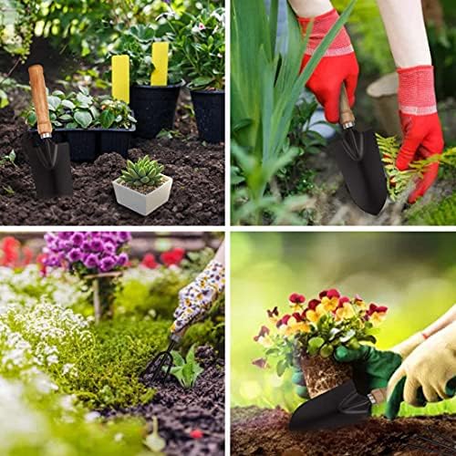 קטן גן צמחים כלים, גן יד אתים סט כולל חפירה, מגרפה, מגרפה, נהדר עבור בעציץ עסיסי פרחי שתילי אדמה רופפת